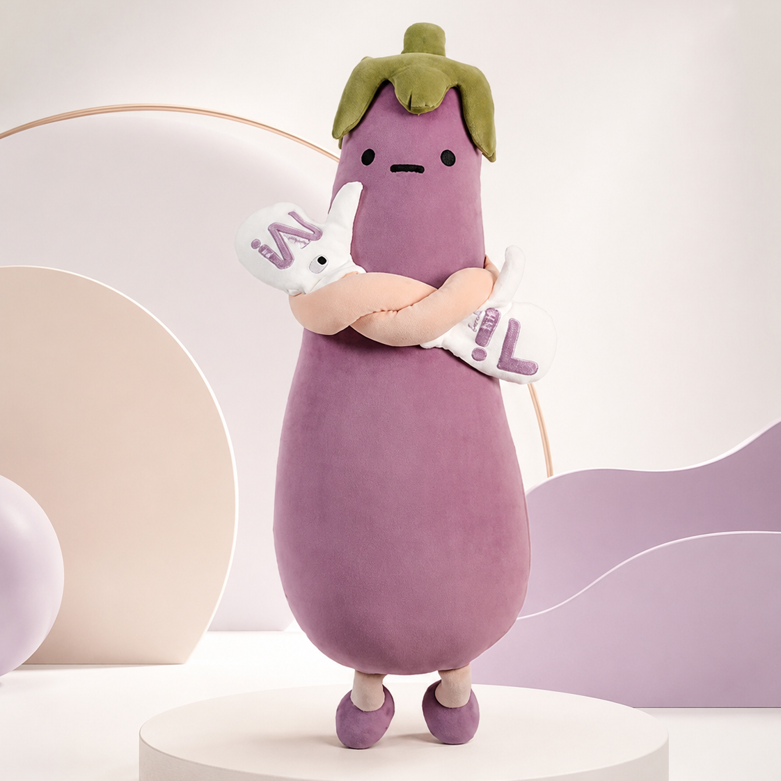 🍆 The Eggplant King™ | Patting Plush