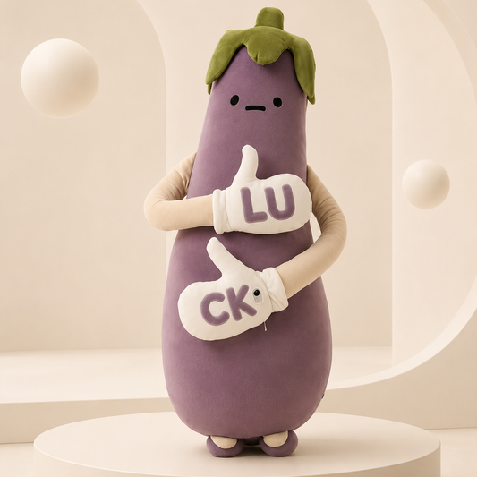 🍆 The Eggplant King™ | Patting Plush