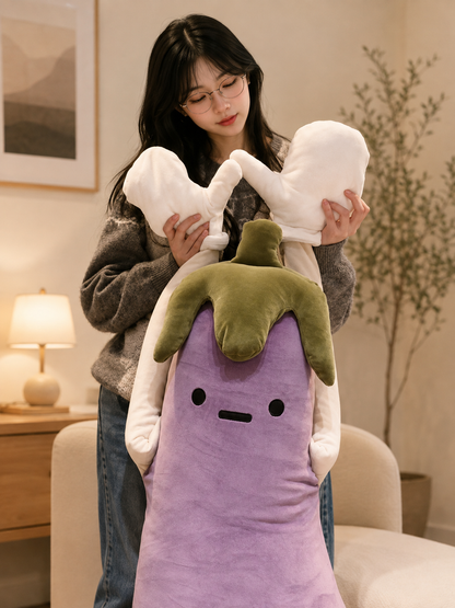 🍆 The Eggplant King™ | Patting Plush
