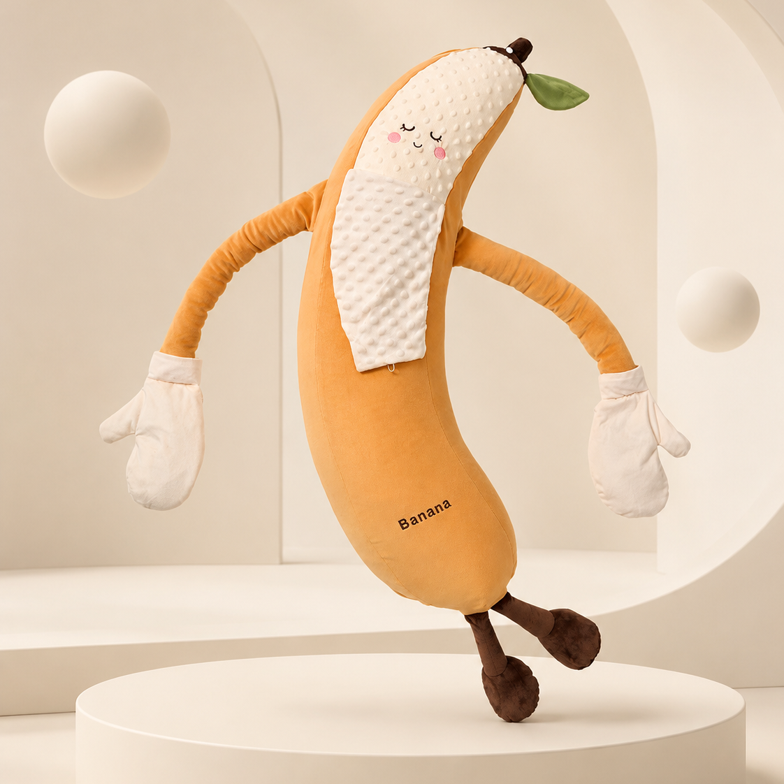 Interactive Patting Banana King Sleep Toy (110cm)