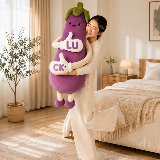 🍆 The Eggplant King™ | Patting Plush